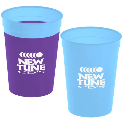 Good Quality Hot Saling Wholesale logo Customized Plastic Color Changing Stadium Cups