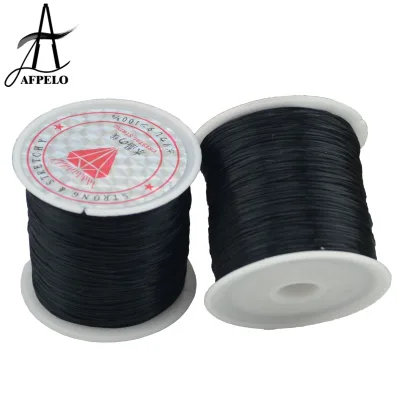 50m Stretchy Elastic Rope Cord Crystal String for Hair Weaving Making Beading Wire String Thread