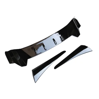 High Grade TR Rear Fin Modified Rear Fin Modified Rear Window with Top Wing for HONDA Civic 2017-2020