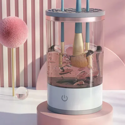 Automatic Makeup Brushes Cleaner Machine Portable Electric Cosmetic Brush Cleaning Washing Tools Make up Brush Cleaning Dry Tool