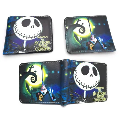 Best Selling Unique PU Skeleton Jack Travel Document Protective Cover Halloween Christmas Eve Thriller Zero Wallet for Passport