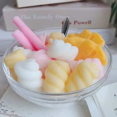 Soy Wax Handmade Aromatherapy Art Candles Fruit Shape Halloween Weddings Christmas Easter Graduation Home Decoration Bars Bulk