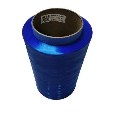 Blue 150d High Strength UHMWPE Fiber Yarn for Knitting and Weaving Abrasion-Resistant