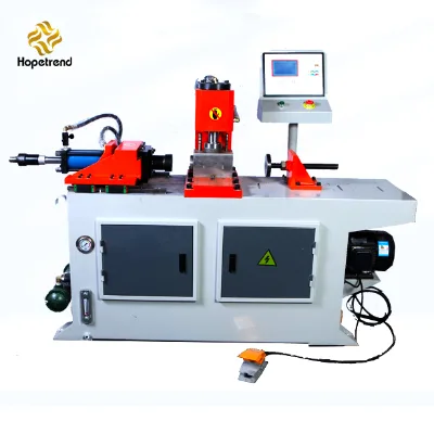 Automatic End Finishing Machine for Square round Pipes Stainless Steel and Aluminum Pipe End Shaping with Swaging Service