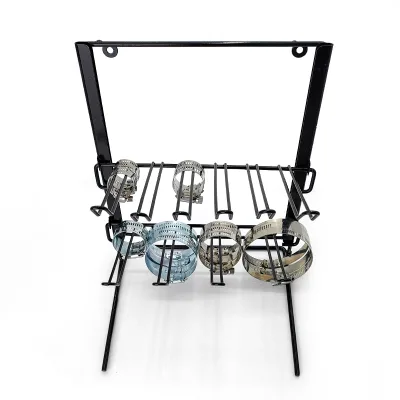 Hose Clamp Racks With 10 Loops/ Headers for Storage Displays