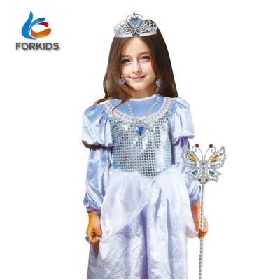 Girls Christmas  Royal Princess Roll Play Used  Customized Kids  Halloween Cosplay Costume