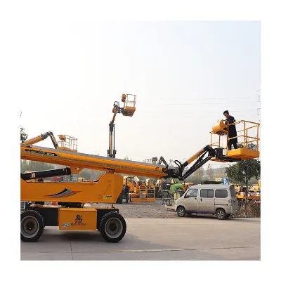 High Quality New Diesel Automatic 23M Electric Hinged Arm Aerial Platforms Mobile Towed Articulated Arm Lifts for Sale