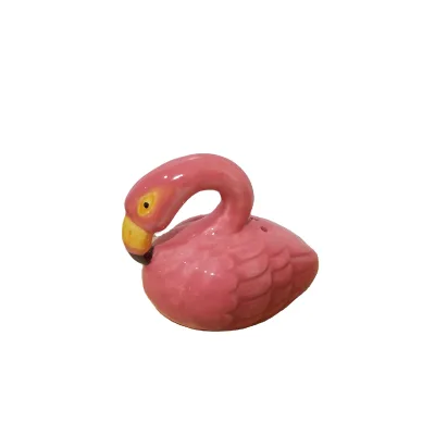 Ceramic Flamingo Salt and Pepper Shaker Collectors Kitchen Decor -