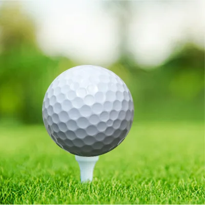 Golf Two-Layer Competition Balls Sand-Resistant Long Distance High Resilience Double-Layer Tournament Balls Logo Printing Option