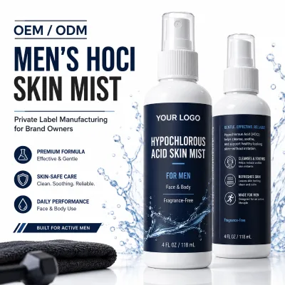 OEM Hypochlorous Acid Oil-Free Toner Face Spray Private Label Fragrance Free Skin Mist for Face and Body