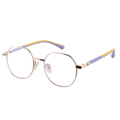 New Fashion Classic Unisex Glasses Metal Frame Glasses Flat Glasses for Children