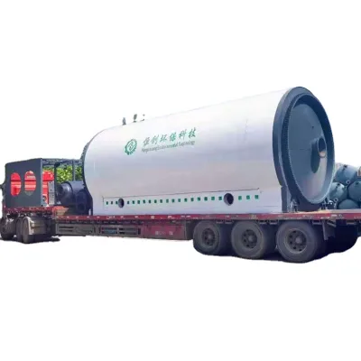 2600*8800mm 15Tons Per Day Semi-continuous Recycling Plastic to Fuel Machine