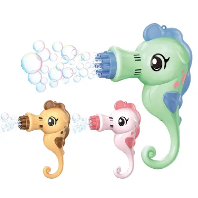Wholesale Kids Sea Animal Shape Bubble Toys Many Style Plastic 13 Hole Electric Bubble Blowing Machine Toys for Children Gift