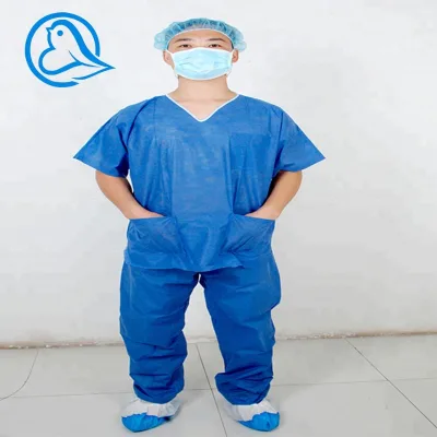 Surgical Gown Patient Cloth Gowns Pp Isolation Gowns