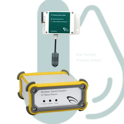 Smart Farm 433 MHz IoT Control Temperature Humidity Monitor Recorder Waterproof Metal Construction 0.1C Accuracy 3.6V