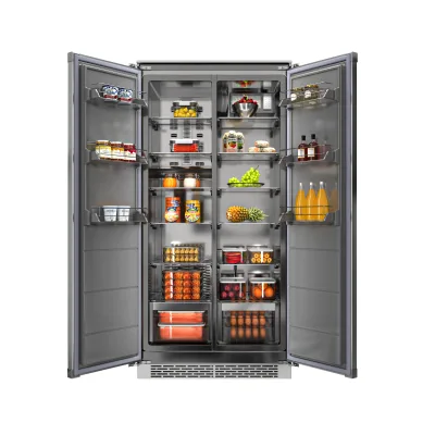 Manufactory Direct Hidden Heat Dissipation Art Decoration Low Energy Consumption Design Integrated Refrigerator