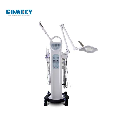 GOMECY Fast Delivery Multifunction Facial Art Machine/High Frequency Machine/skin Cleaning Equipment and 9in1facial Beauty Car