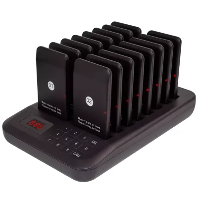 Wireless 433Mhz Touch Keyboard Transmitter Pager System Restaurant Pager