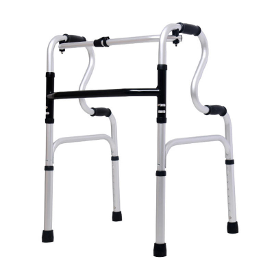 Aluminum Walker Collapsible Multifunctional Walking Aid With Wheeled Accessories Disabled Walkers for Elderly Underarm Support