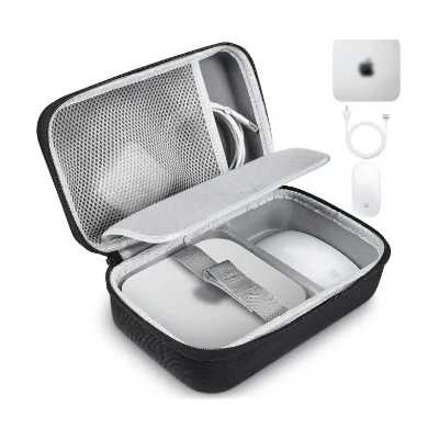 Hot Selling Eva Data Line Multi-function Storage Box Zipper Portable Desktop Small Parts Organizer Box