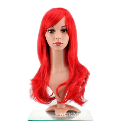 Hot Wig Female Long Hair Big Wave Curly Hair Net Red the Same Style Long Curly Hair Whole Top Full Head Set Wig Wholesale