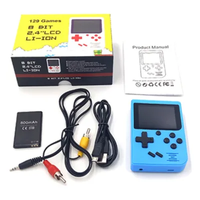 YLW New arrival pocket handheld game console built-in 129 no repeat games
