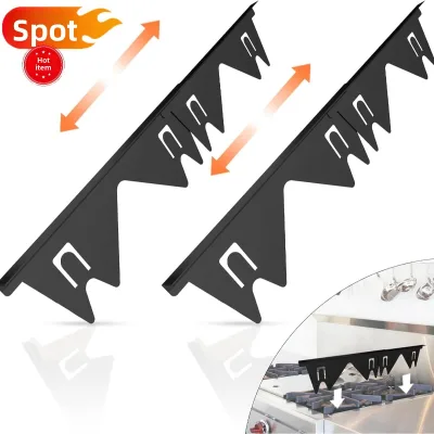 ARMADA Stainless Steel Adjustable Stove Gap Cover Extendable Kitchen Sink Cooktop Sealer Strip Anti-Spill Dust Proof Easy Clean