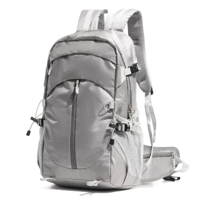 Outdoor Hiking Backpack Waterproof Nylon Large Capacity Lightweight Below 20L Air-Cushioned Harness Travel Camping Backpack