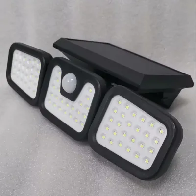 NEW BAHE Hot Sell Black Color Waterproof Led Solar Wall Light Outdoor Staircase Corridor Light for Garden Decorative Light