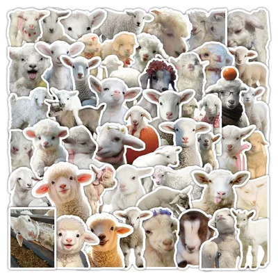 Vinyl Stickers Fashion Decoration Self-adhesive Kiss-cut Waterproof Cute Cartoon Animals Customized Transparent Soft Promotional