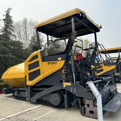 Asphalt Paver RP1253T Road Construction Equipment with Open Cab Wheel Driving Operation Big Discount China Top Brand