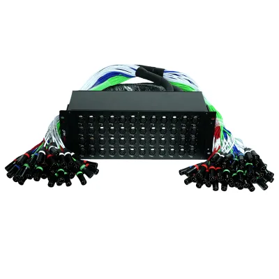 ABCCABLS 48-Channel XLR Audio Splitter with PVC Jacket 8K Resolution Copper Conductors Waterproof & Corrosion-Resistant