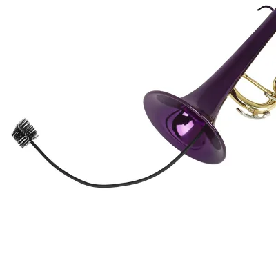 Wholesale copper pipe instrument brush for cleaning musical instruments. Suitable for trombone, trumpet, French horn, etc.