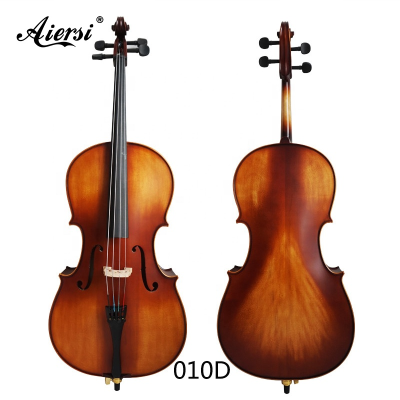 Sinomusik All solid spraying red brown Cello Custom label String musical instrument adult boy girl wholesale factory price
