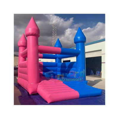 13x13 Gender Reveal Castle White Bouncy House Wedding Bouncer Castle for Sale with Different Color Rental Business