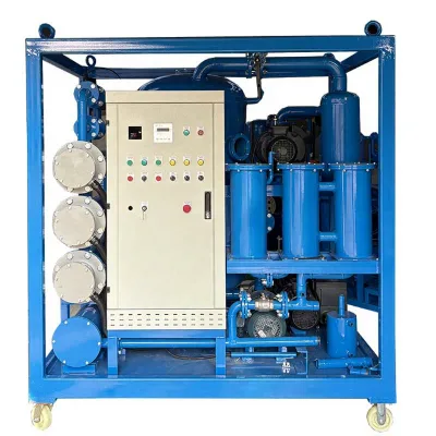 Dual Stage Vacuum Insulation Oil Filter for Transformer Repair Oil Recycling Companies