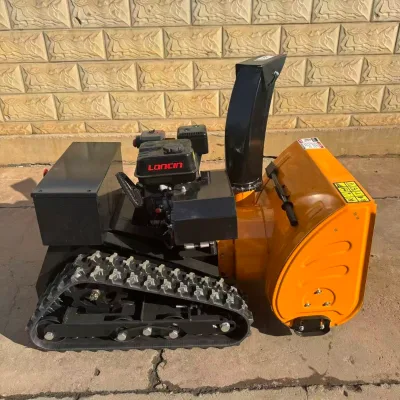 Remote Control Tracked Snow Blower Self-Propelled Wide Track Snow Removal Machine for Yard Road Parking Lot Snow Clearing