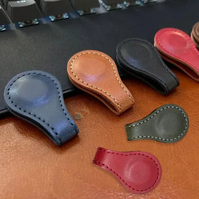 Personalized Vintage Leather Magnetic Bookmarks Book Marker Clips Customized Leather Bookmark