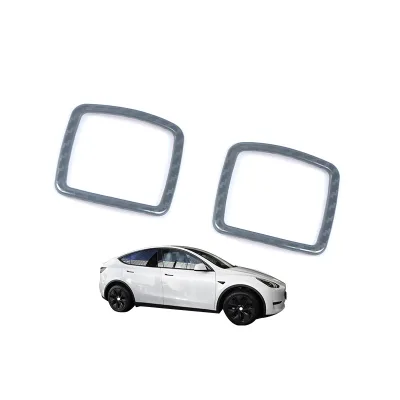 Automotive Interior Accessories OEM Suitable for Tesla 2021MODEL Y Stainless Steel Hook Bright Frame Decoration