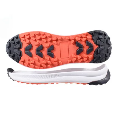Price Negotiable Secondary Foamed Rubber TPR Red Black Shoe Sole Deep Lug Tread Cushion Heel Hiking Shoe Outsole OEM Custom