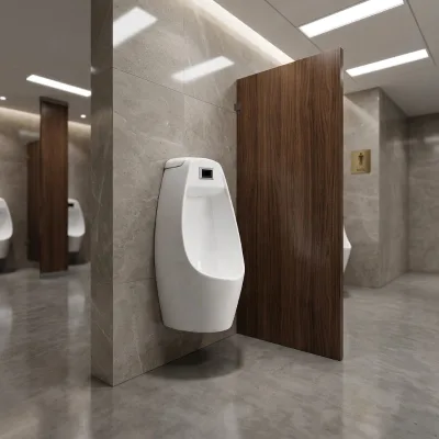 Ceramic Public Toilets Hotel Use Strong and Durable Automatic Sensor Wall-Mounted Household Mens Urinals Made in China