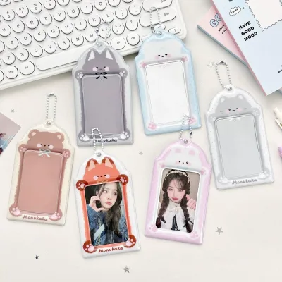 Custom 3inch Card Holder PVC Card Holder Fan Card Random Card Storage Card Bag Card Holder Protective Case PVC Photo Cardholder