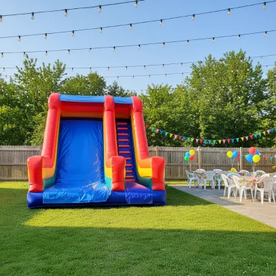 GZAIRFUN Factory Customized Outdoor Playground Commercial Inflatable Dry Slide PVC Material Easy Setup Customizable Size for