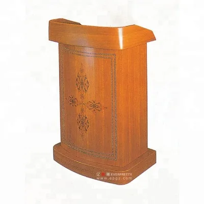 Cheap Church Pulpit Wooden Material Podiums for Sale