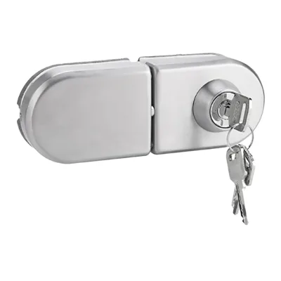 Zinc Alloy Modern Electronic Fingerprint Sliding Glass Door Lock with Durable Design and Easy Installation