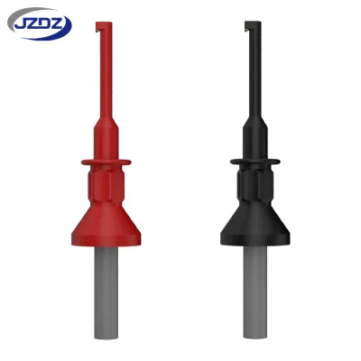 JZDZ SMD IC Test Hook Clips with 4mm Female Jack 2PCS for 4mm Male Plug Electrical Testing J.30056B