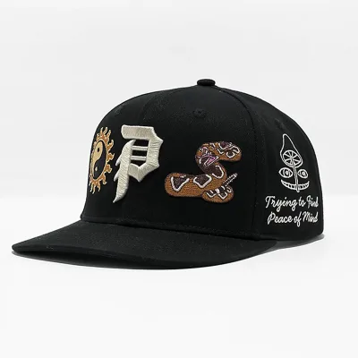 Custom Embroidered Flat Bill Snapback Sport Hats Caps High Quality Trucker Hat for Man