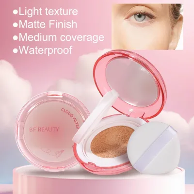 Hydrating Cushion Foundation Vegan Organic Waterproof Cushion Foundation Soft Cloud Filter Satin Matte Cushion Foundation