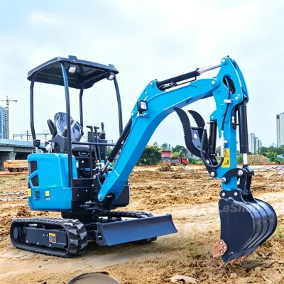 CE EPA Approved Crawler Small Excavators Micro Backhoe Digger Hydraulic Track 0.8TON 2TON Mini Excavator