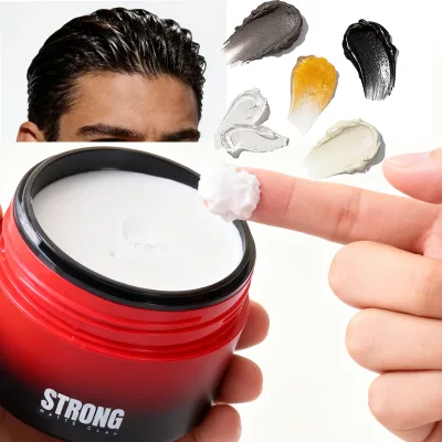Barber Products Private Label Man Hair Styling Clay Cera Cabello Hombre Styling Matte Texture Clay Hair Pomade Hair Clay for Men